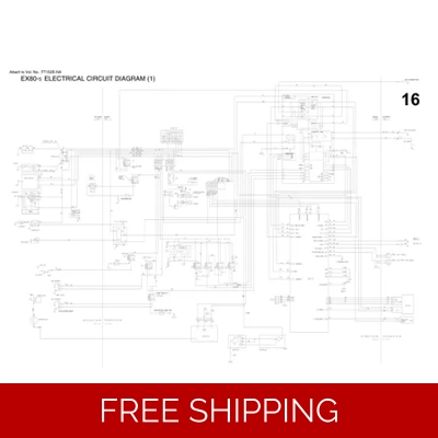 HITACHI EX80-5 ELECTRICAL & HYDRAULIC DIAGRAMS HITACHI EX80-5 ELECTRICAL & HYDRAULIC DIAGRAMS